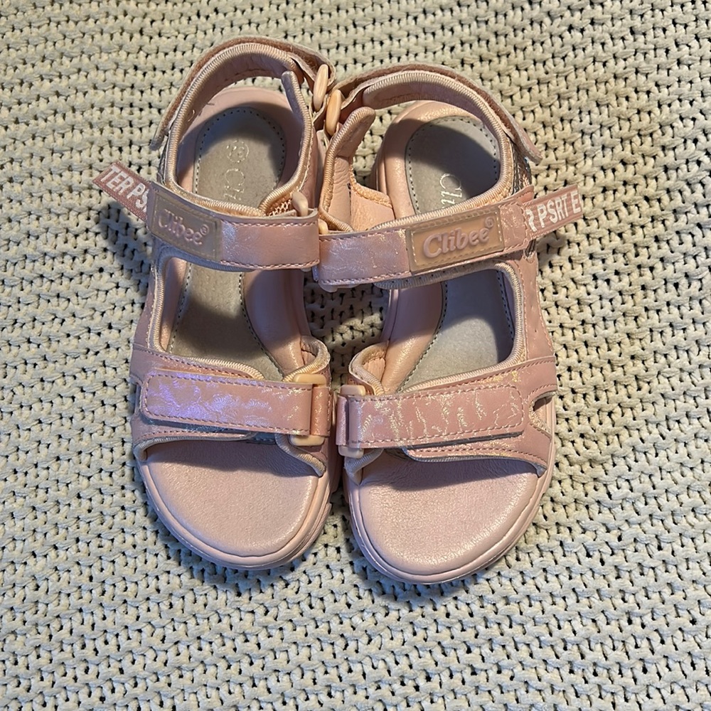 Clibee Velcro Sandals Girls Size 32